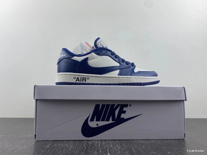 X CUSTOM 1 DM7890-101 OFF-WHITE JORDAN AIR TRAVIS SCOTT X 1101